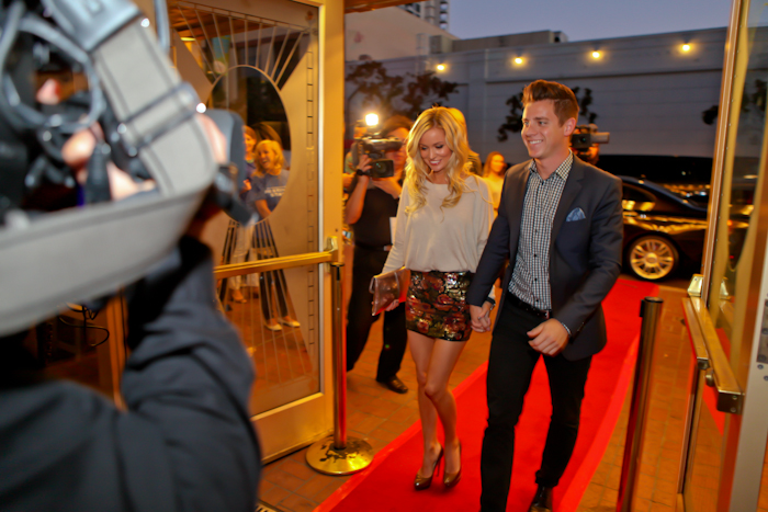 Emily Maynard and Jef Holm attend San Diego film Festival
