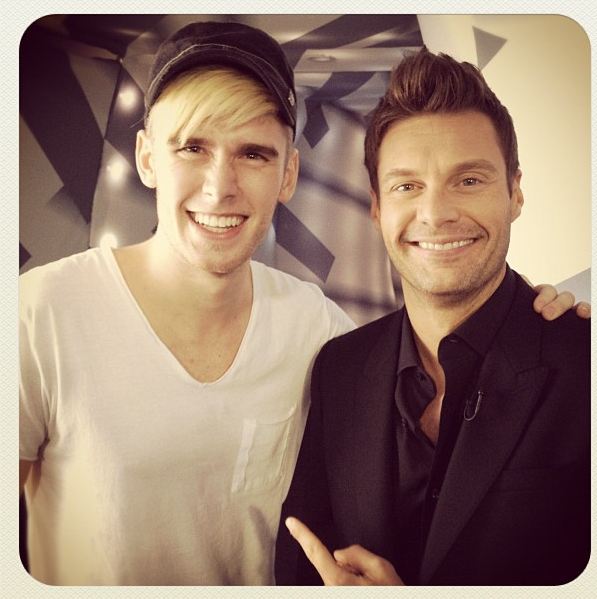 Ryan Seacrest and Colton Dixon