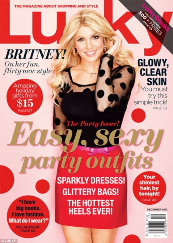 Britney Spears Lucky Magazine Hairline Wig