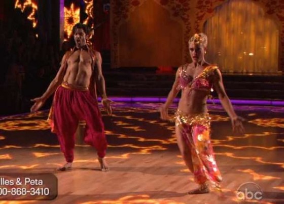 GIlles Marini and Peta Murgatroyd Bollywood Dancing with the Stars