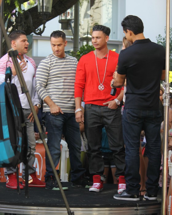 DJ Pauly D, Mike Sorrentino, Ronnie Margo