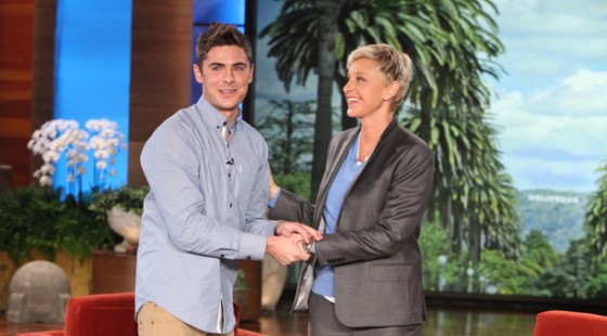 Zac Efron on the Ellen DeGeneres Show