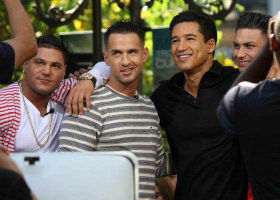 Jersey Shore Boys on Extra at The Grove