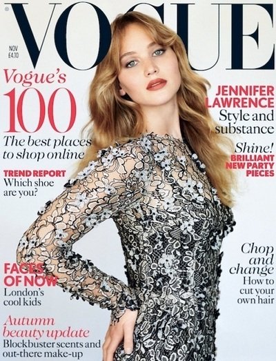 Jennifer Lawrence Vogue UK cover