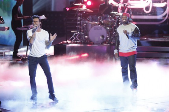 Adam Levine and 50 Cent