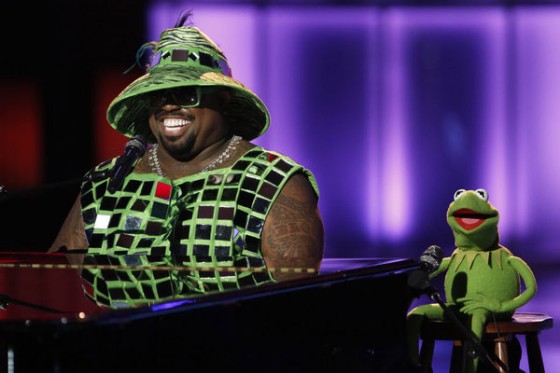 Cee Lo Green and Kermit The Frog