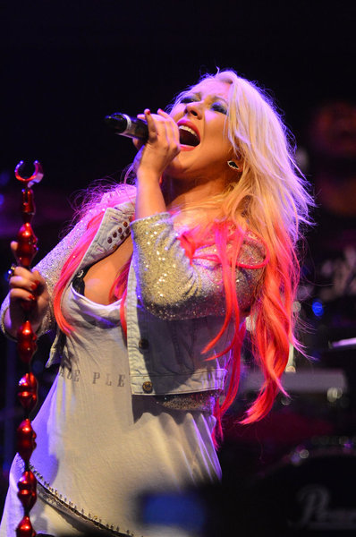 Christina Aguilera at The House of Blues