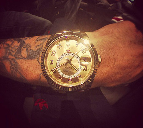 Chris Brown Rolex Watch