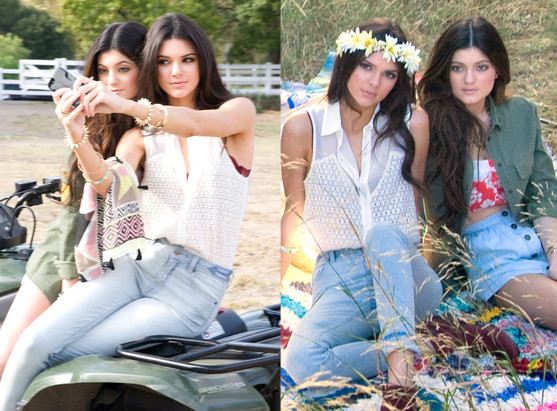 Kendall and Kylie Jenner Pacsun