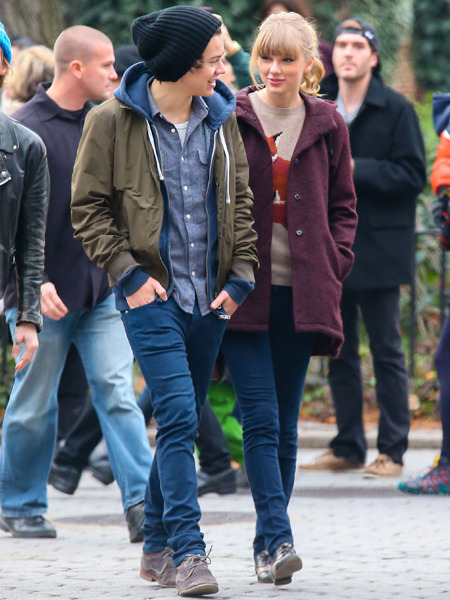 Harry Styles and Taylor Swift central park