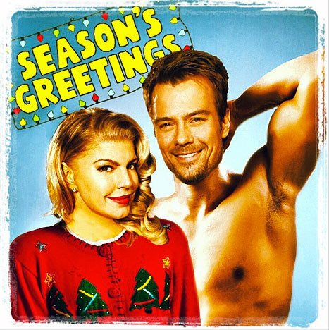 Fergie and Josh Duhamel Christmas card