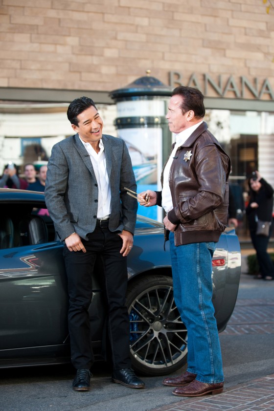 arnold Schwarzenegger Mario Lopez The Last Stand