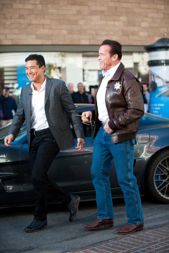 arnold Schwarzenegger Mario Lopez The Last Stand