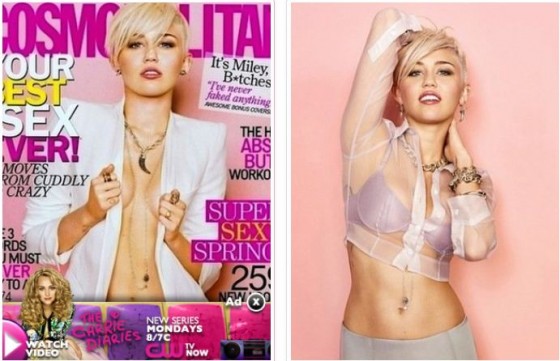 Miley Cyrus Cosmo cover