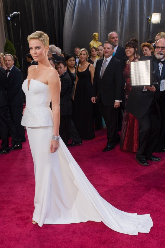 Charlize Theron 2013 Oscars Dress