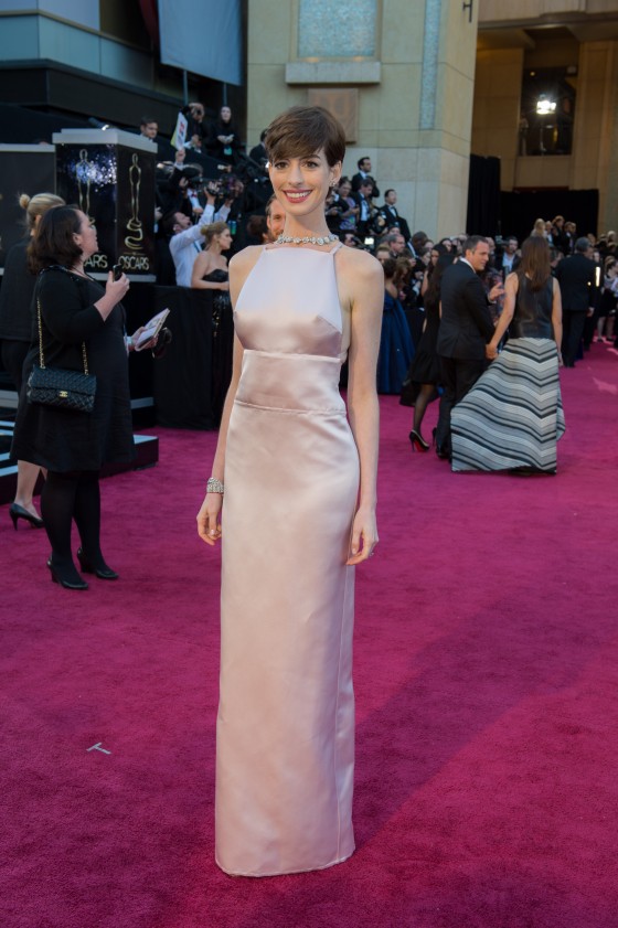 Anne Hathaway 2013 Oscar Dress