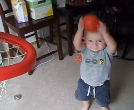 two year old basketball player