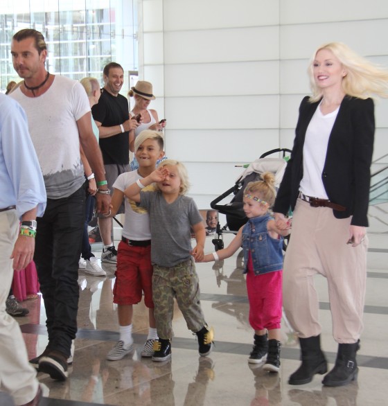 Gwen Stefani, Gavin Rossdale, Zuma Rossdale, Kingston Rossdale