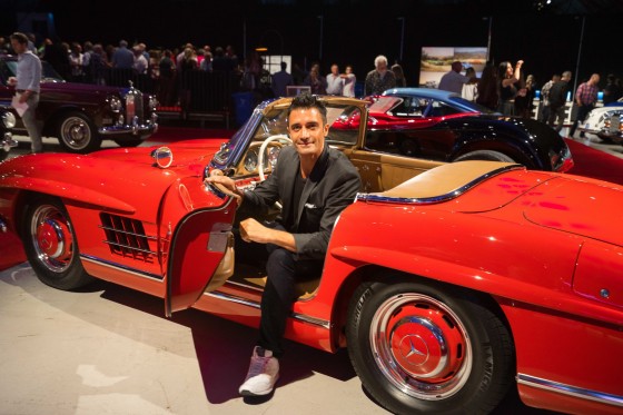 Gilles Marini and car