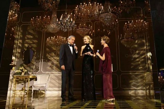 Nicole Kidman with OMEGA President Stephen Urquhart 