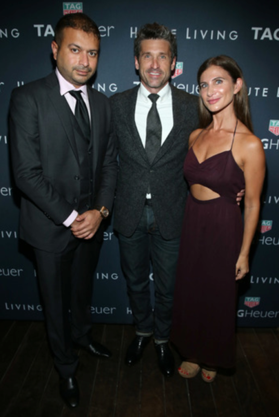 Haute Living’s Kamal Hotchandani and Laura Schreffler looked poised and professional alongside Patrick Dempsey at his Haute Living Los Angeles cover celebration sponsored by Tag Heuer at Nobu Malibu last night.