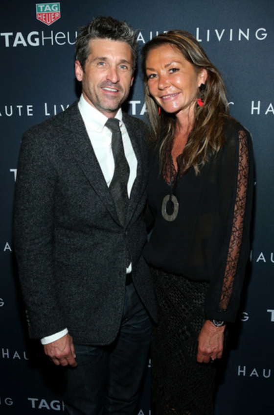 VP of Communications for Tag Heuer’s Francoise Bezzola looked fashionably chic alongside Patrick Dempsey at his Haute Living Los Angeles cover celebration at Nobu Malibu last night.