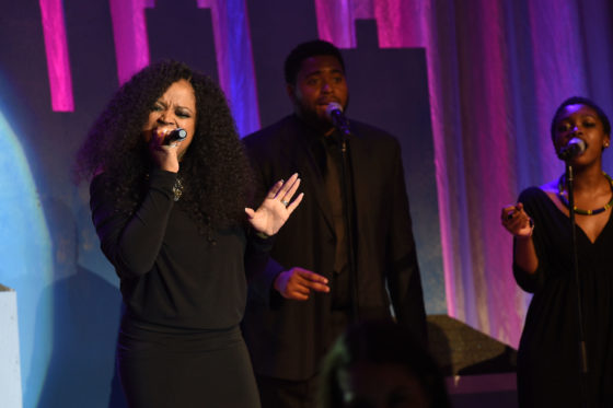 BEVERLY HILLS, CA - OCTOBER 13:  Shanice Wilson performs at the Habitat LA 2016 Los Angeles Builders Ball at Regent Beverly Wilshire Hotel on October 13, 2016 in Beverly Hills, California.  (Photo by Joshua Blanchard/Getty Images for Habitat for Humanity of Greater Los Angeles)