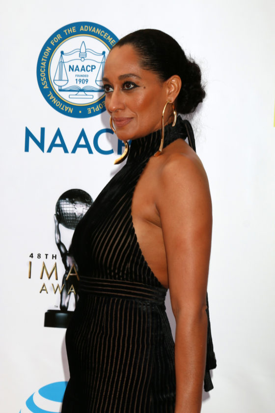 LOS ANGELES - FEB 11:  Tracee Ellis Ross at the 48th NAACP Image Awards Arrivals at Pasadena Conference Center on February 11, 2017 in Pasadena, CA
