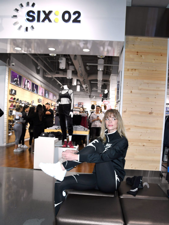Jaime King during the SIX 02 Store Grand Opening at Hollywood and Highland in Hollywood California, Tuesday, February 6, 2018.  